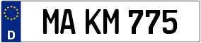 Truck License Plate